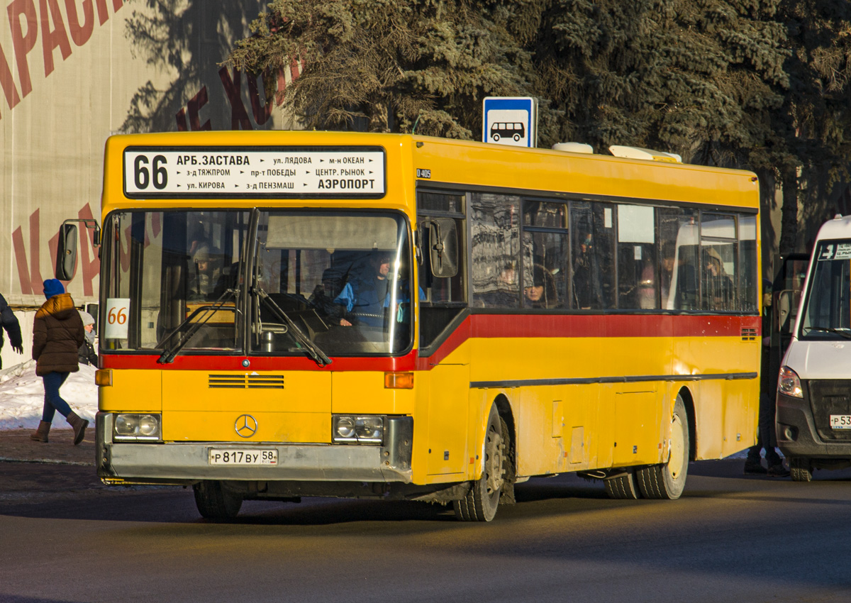 Пензенская область, Mercedes-Benz O405 № Р 817 ВУ 58