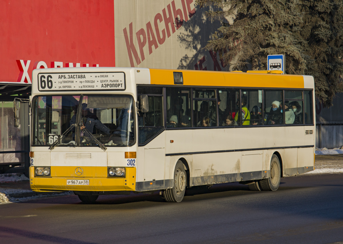 Пензенская область, Mercedes-Benz O405 № Р 967 АР 58