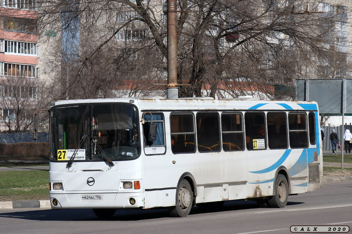 Воронежская область, ЛиАЗ-5256.46 № М 624 ВС 136