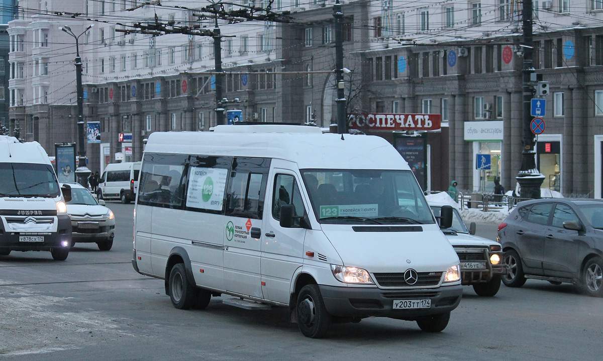 Челябинская область, Луидор-223237 (MB Sprinter Classic) № У 203 ТТ 174