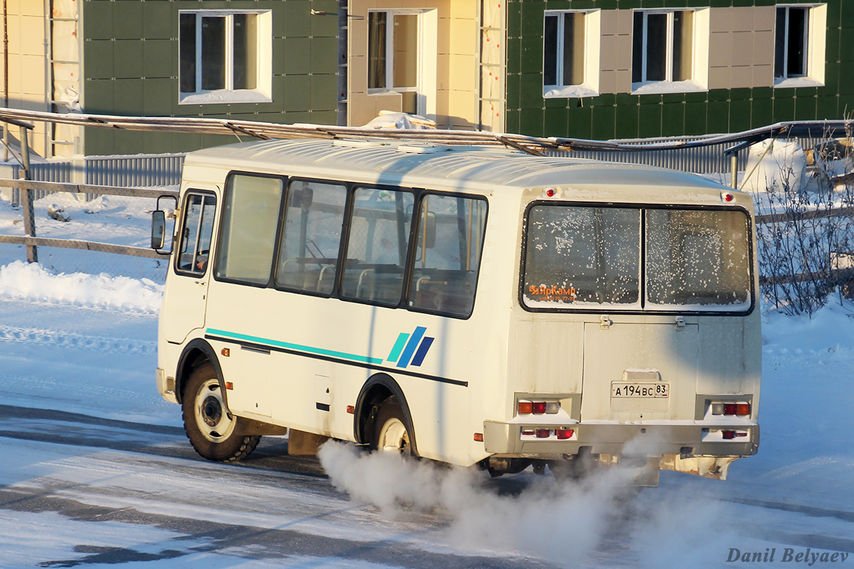 Ненецкий АО, ПАЗ-32053-110-07 № А 194 ВС 83