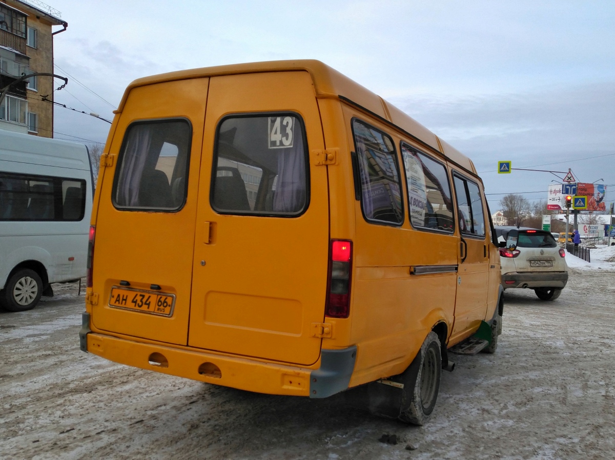 Sverdlovsk region, GAZ-322132 (XTH, X96) # АН 434 66