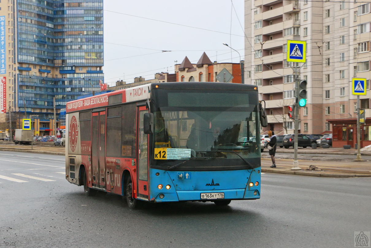 Санкт-Петербург, МАЗ-206.067 № В 163 КТ 178