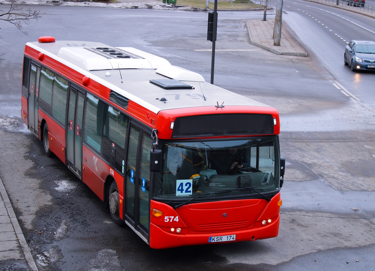 Литва, Scania OmniCity II № 574