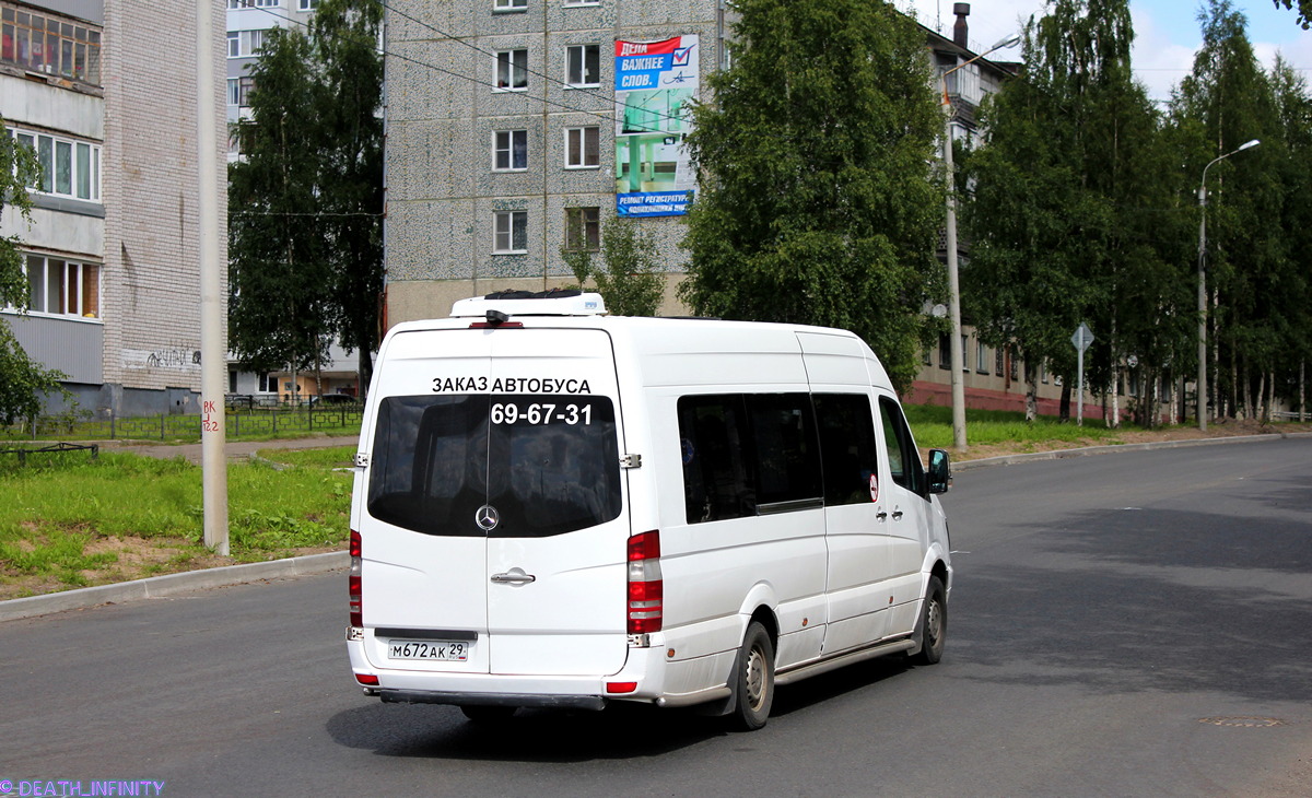 Архангельская область, Актрия 3515N (MB Sprinter) № М 672 АК 29