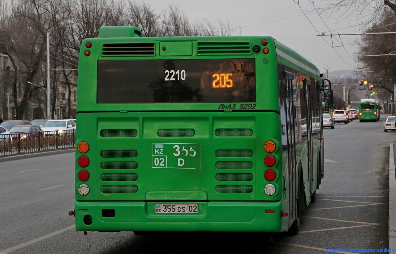 Алматы, ЛиАЗ-5292.65 № 2210