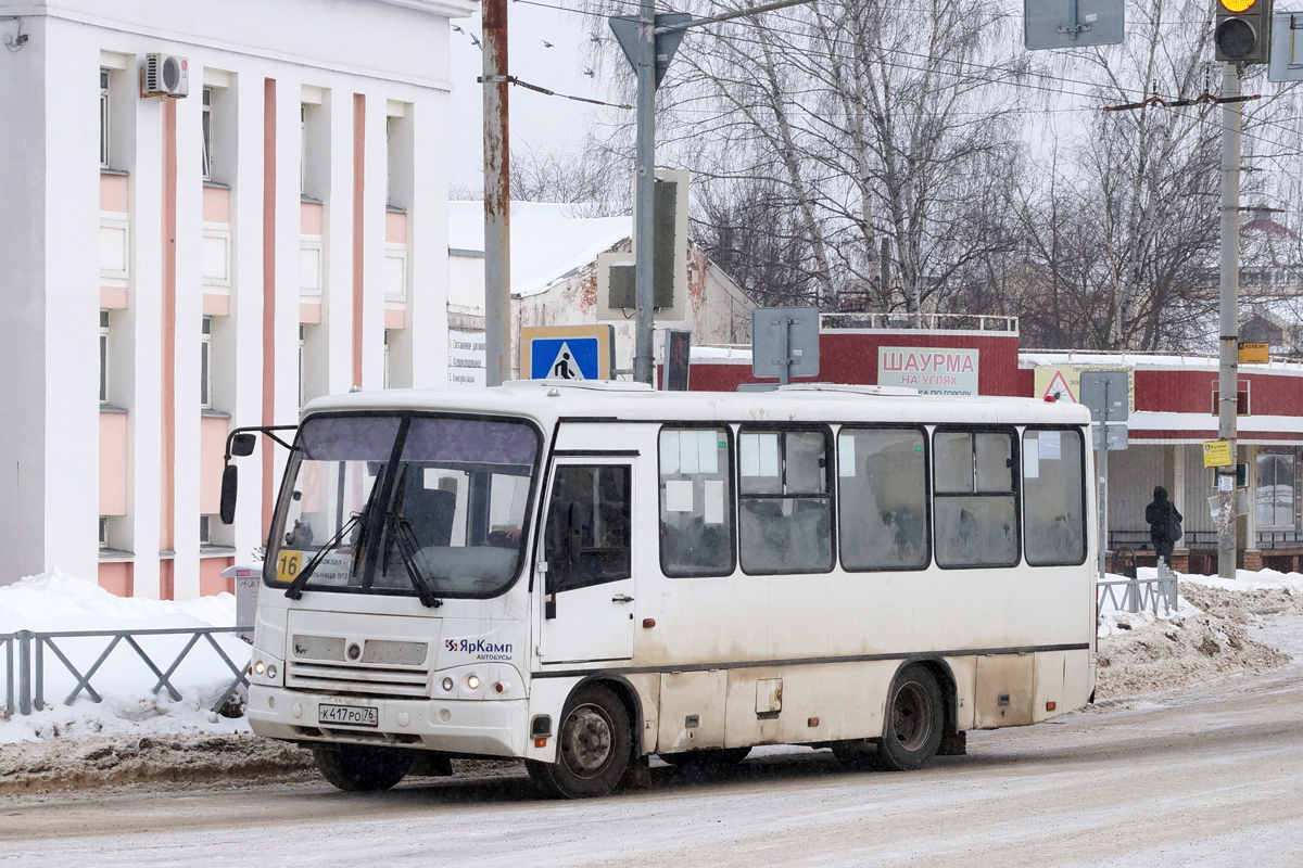 Ярославская область, ПАЗ-320402-04 № К 417 РО 76