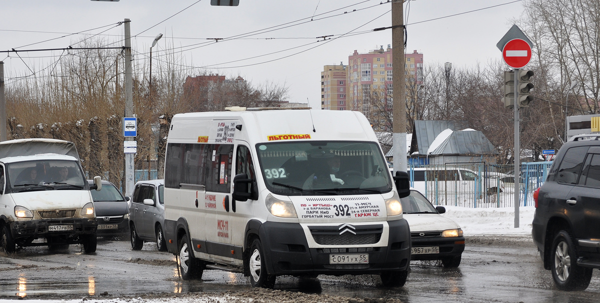 Омская область, Нижегородец-2227W (Citroёn Jumper) № С 091 УХ 55