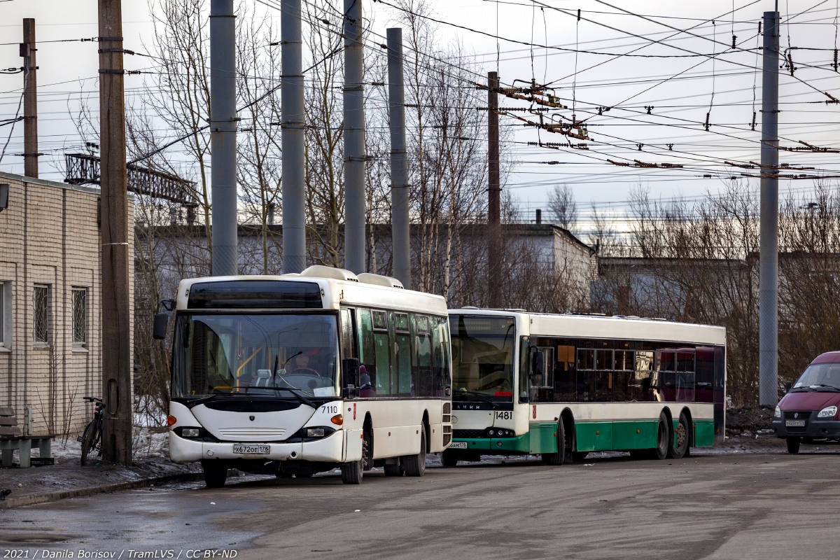 Санкт-Петербург, Scania OmniLink I (Скания-Питер) № 7110