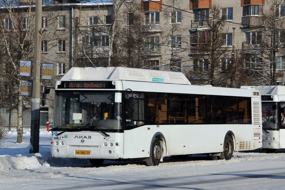 Санкт-Петербург, ЛиАЗ-5292.67 (CNG) № 4491