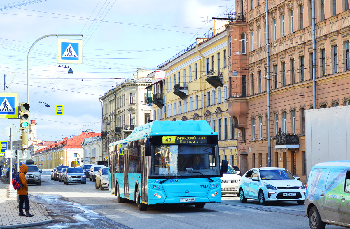 Санкт-Петербург, ЛиАЗ-5292.67 (CNG) № 7743