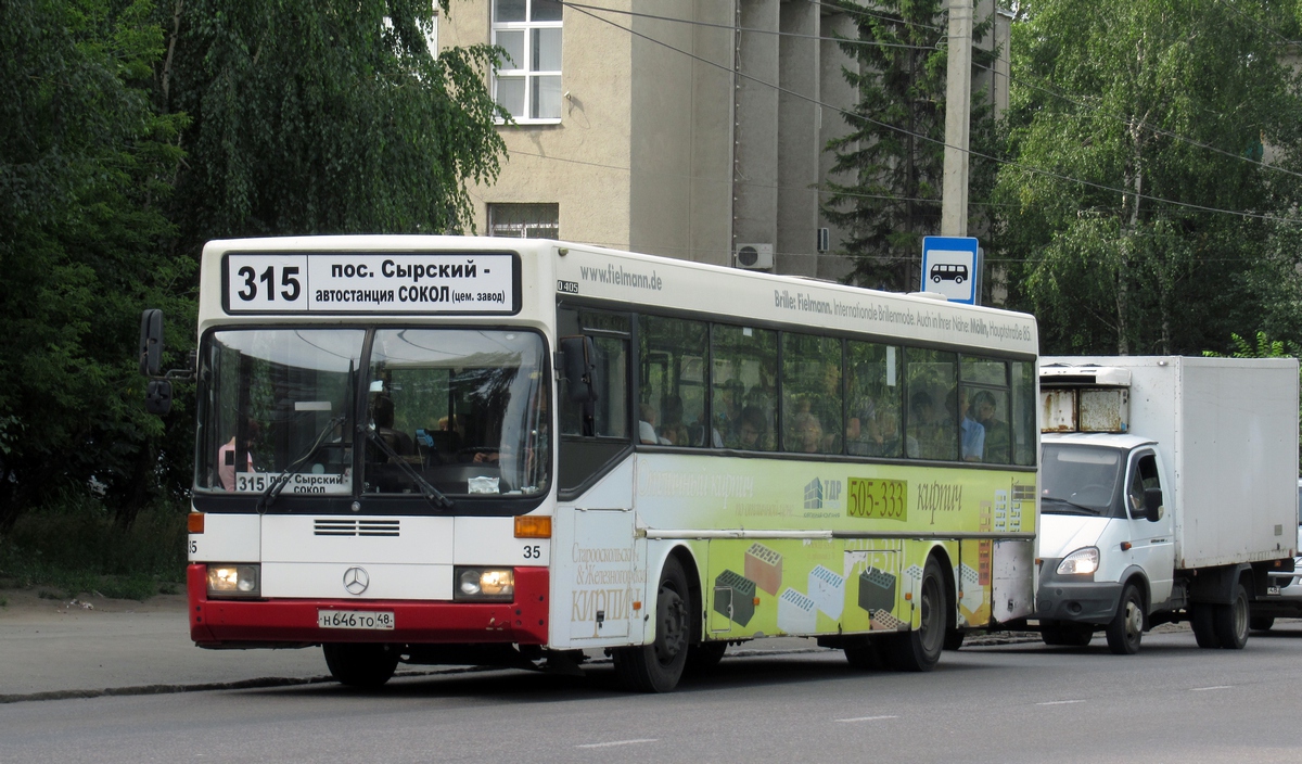 Липецкая область, Mercedes-Benz O405 № Н 646 ТО 48