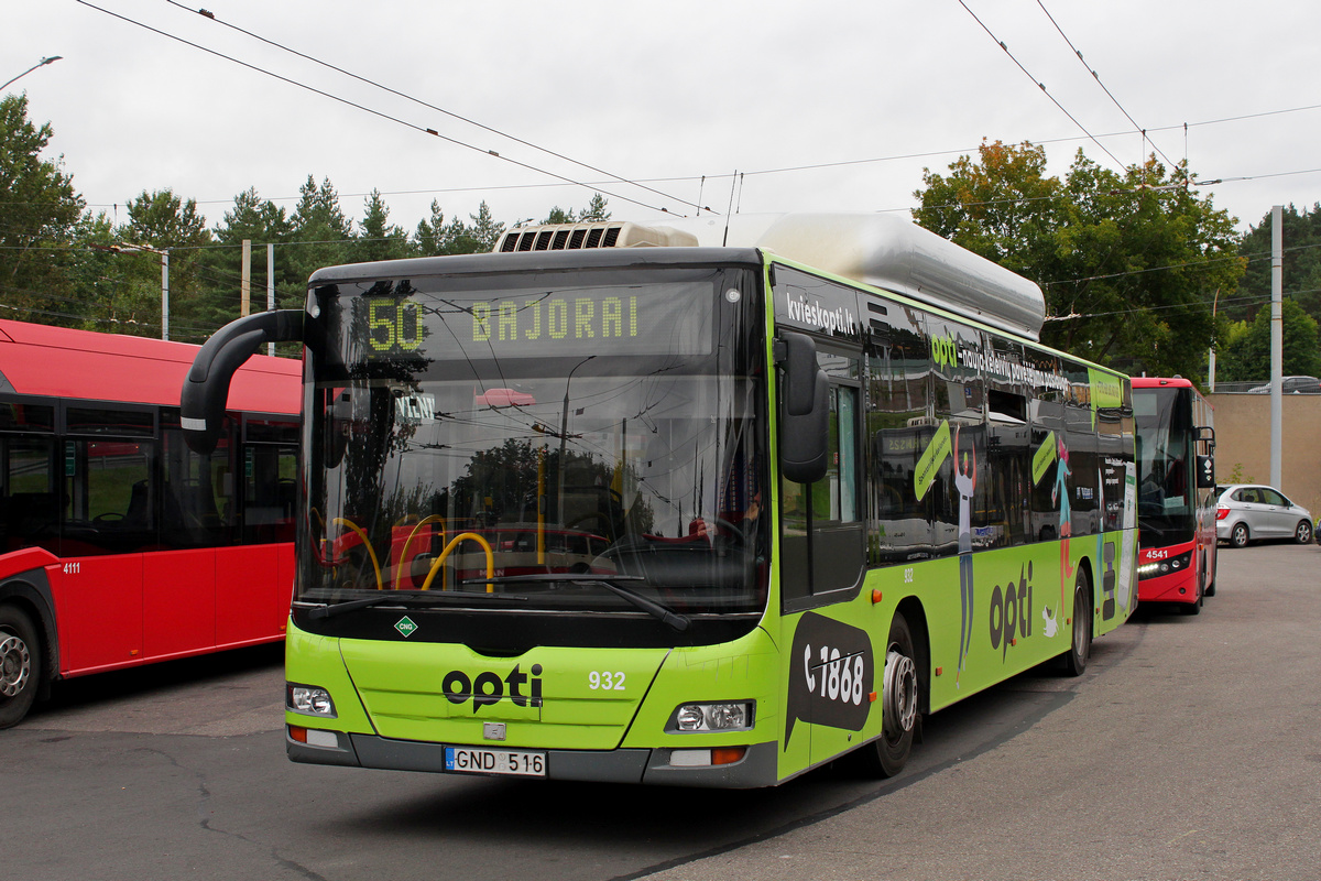 Литва, MAN A21 Lion's City NL273 CNG № 932