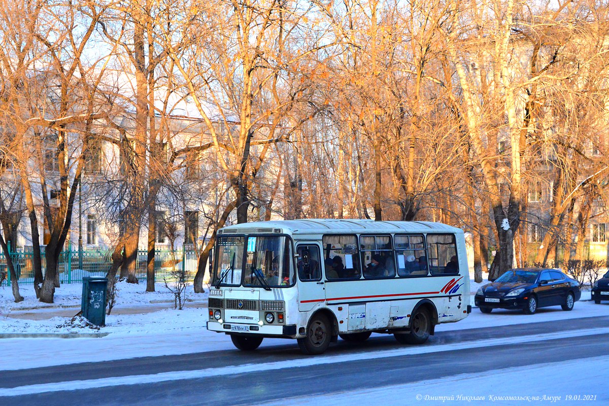 Хабаровский край, ПАЗ-32054 № О 978 КК 27