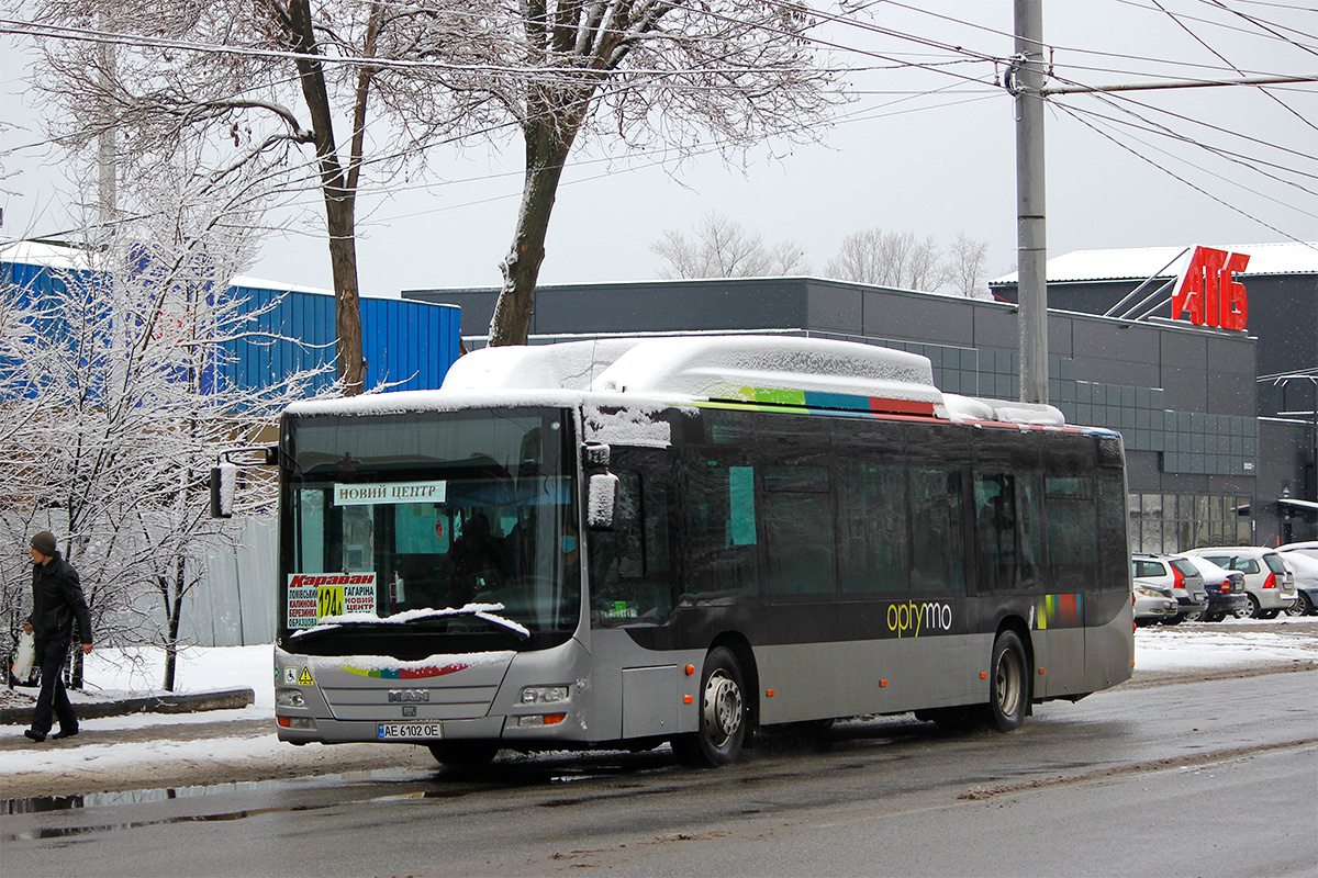 Днепропетровская область, MAN A21 Lion's City NL273 LPG № AE 6102 OE