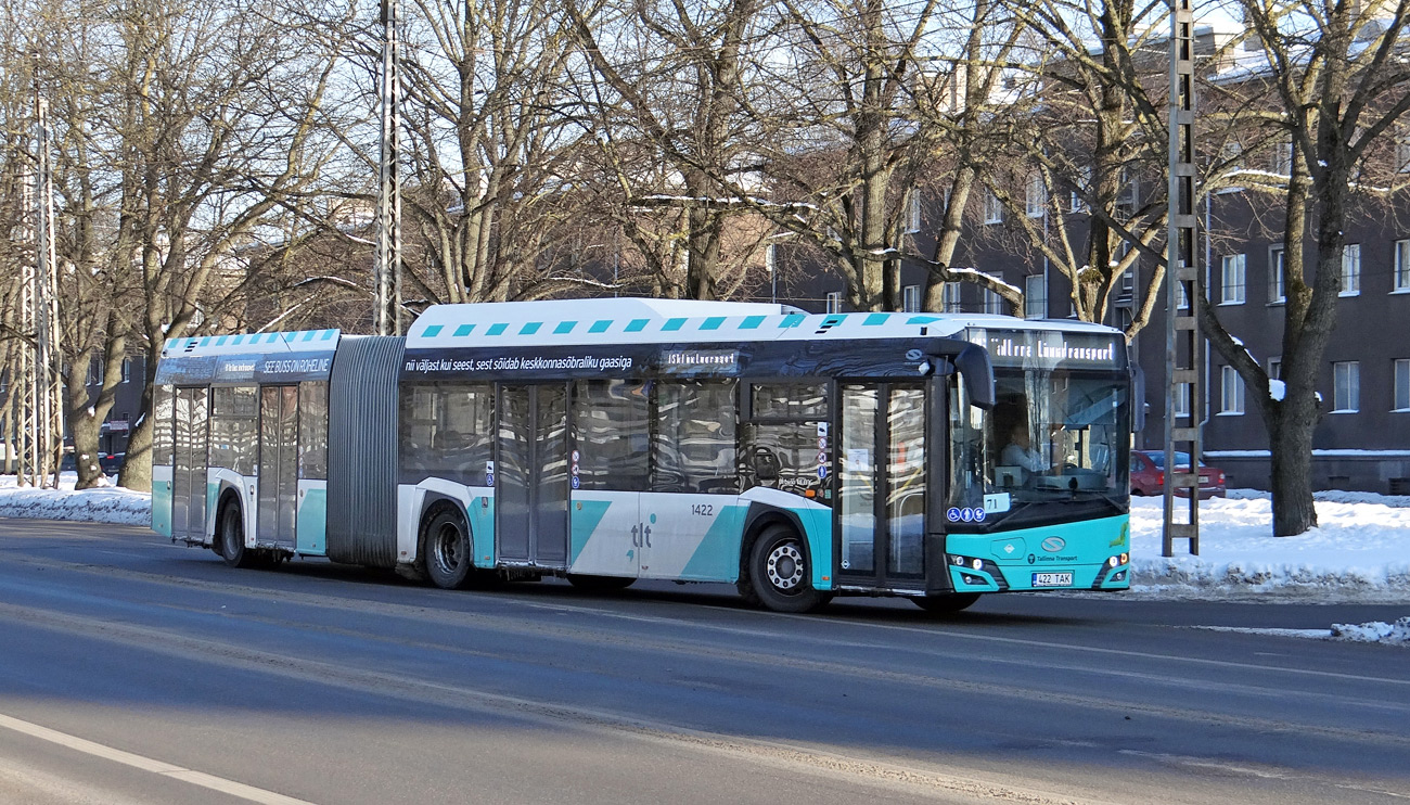 Эстония, Solaris Urbino IV 18 CNG № 1422