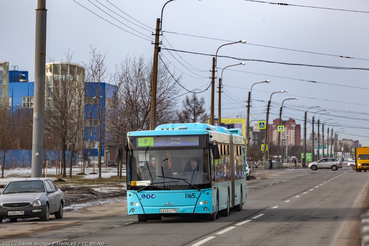 Санкт-Петербург, МАЗ-216.066 № 1165