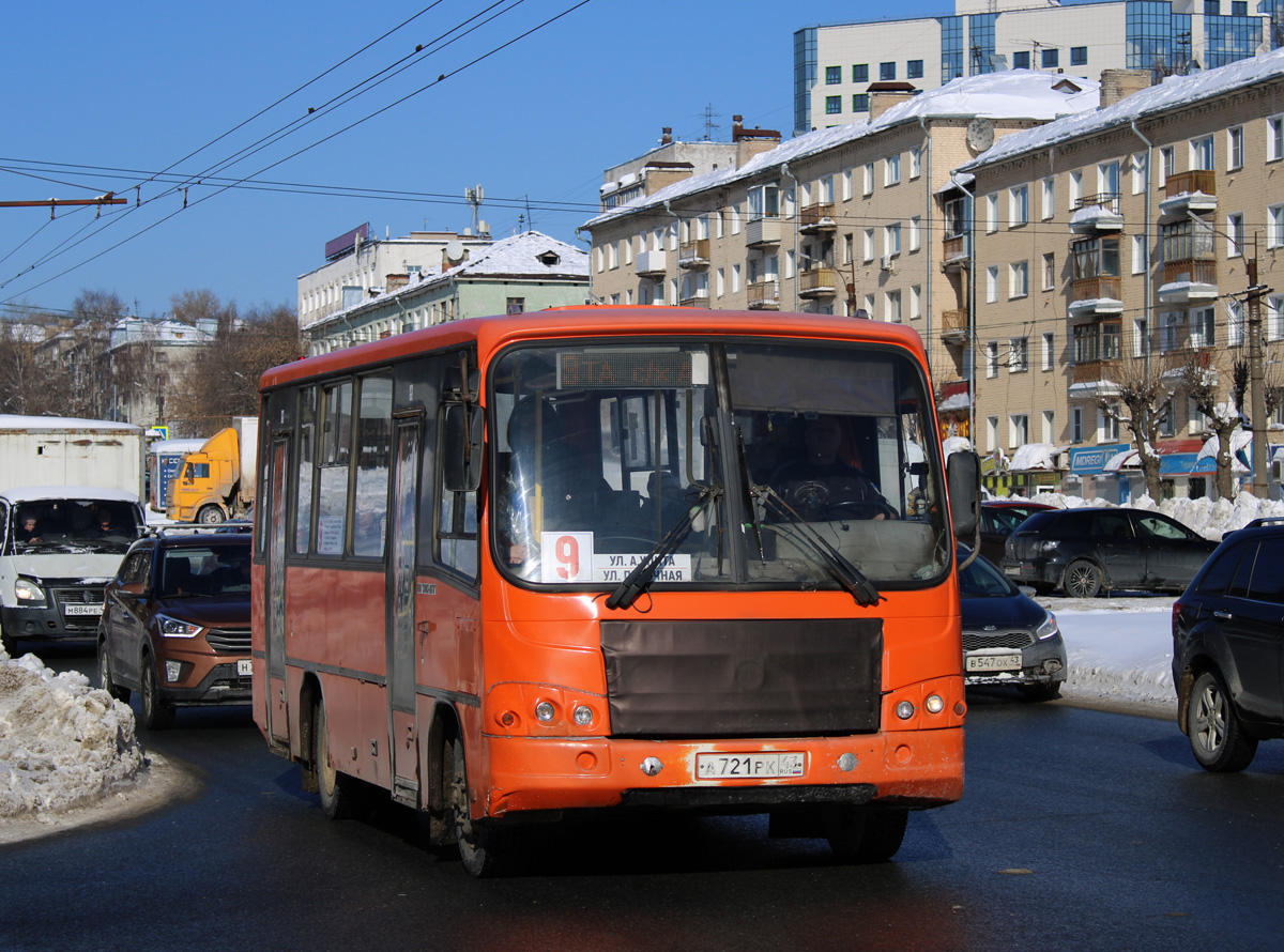 Кировская область, ПАЗ-320402-05 № А 721 РК 43