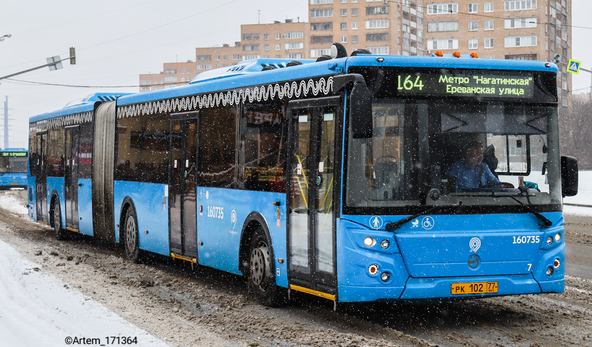 Moskau, LiAZ-6213.65 Nr. 160735