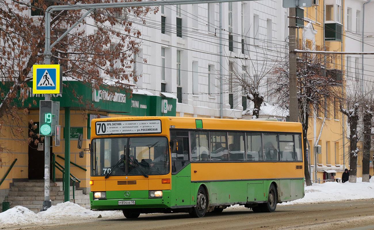 Penza region, Mercedes-Benz O405 # Р 854 ОЕ 58