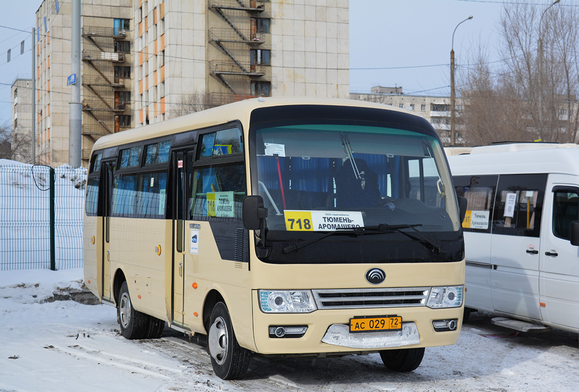 Тюменская область, Yutong ZK6729D (КузбассАвто) № АС 029 72