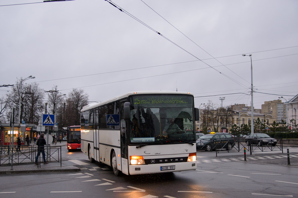 Литва, Setra S313UL № KOB 551