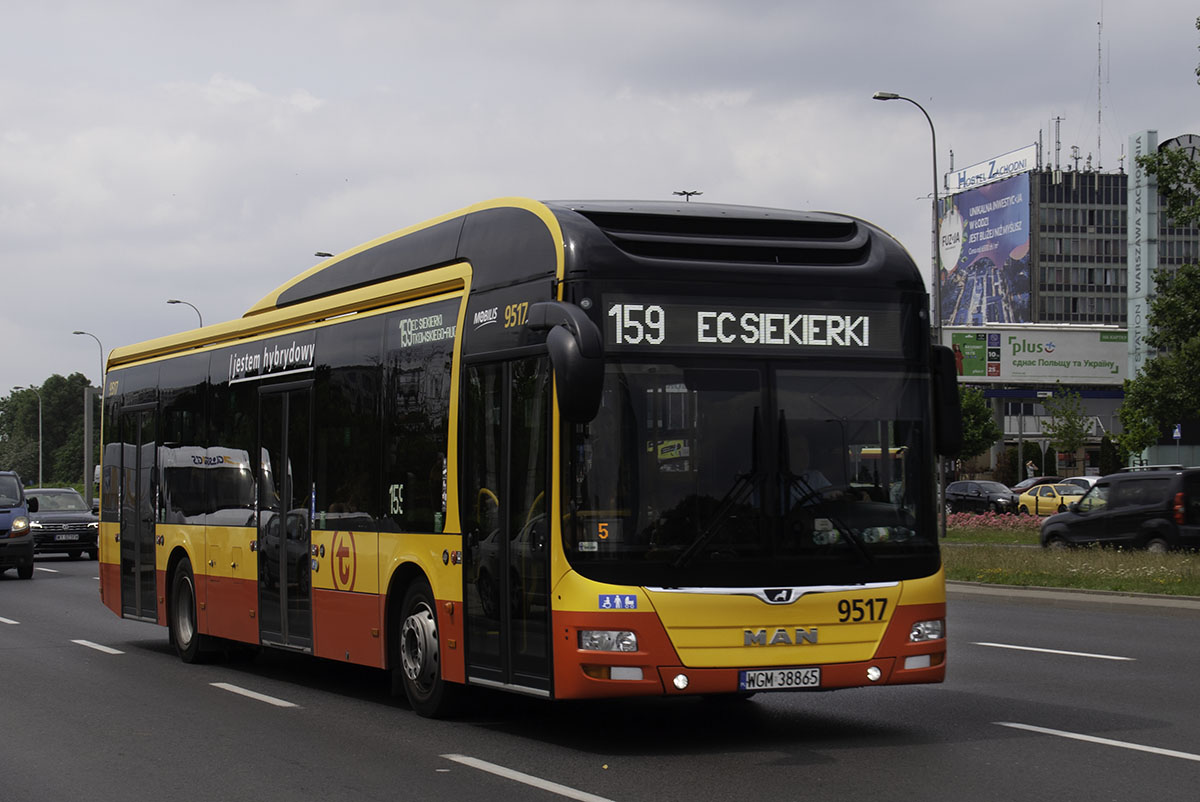 Польша, MAN A37 Lion's City Hybrid NL253 № 9517