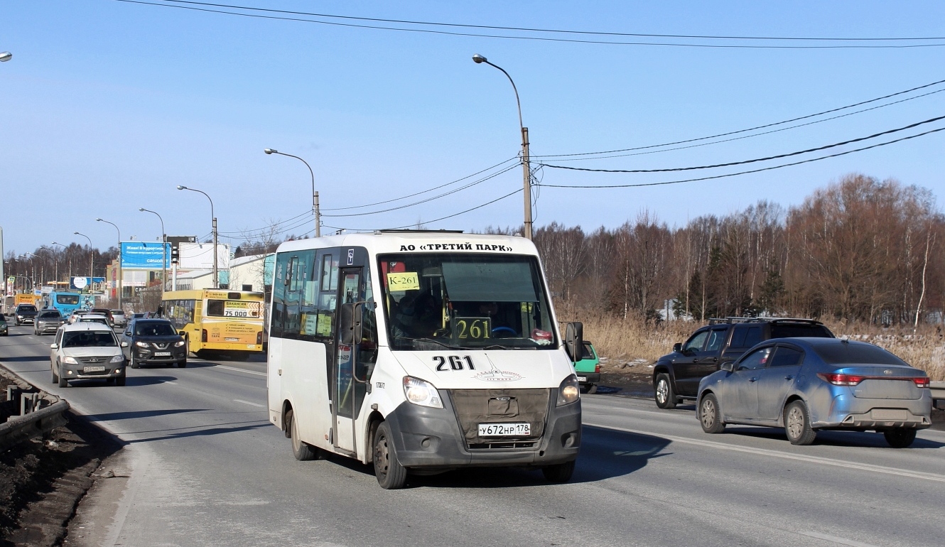 Санкт-Петербург, ГАЗ-A64R42 Next № У 672 НР 178