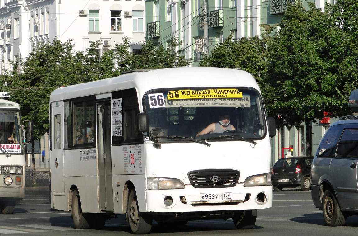 Челябинская область, Hyundai County SWB (ТагАЗ) № А 952 УН 174