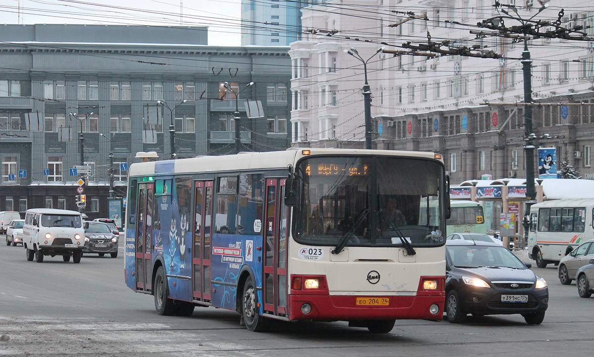 Челябинская область, ЛиАЗ-5256.53 № 023