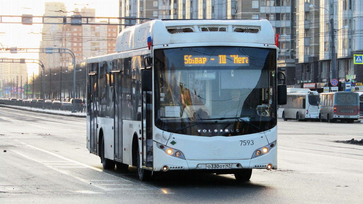 Санкт-Петербург, Volgabus-5270.G2 (CNG) № 7593