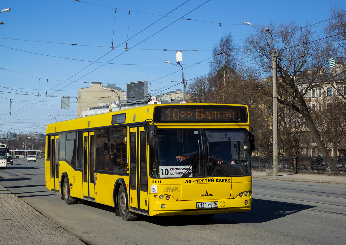 Санкт-Петербург, МАЗ-103.468 № В 111 НУ 178