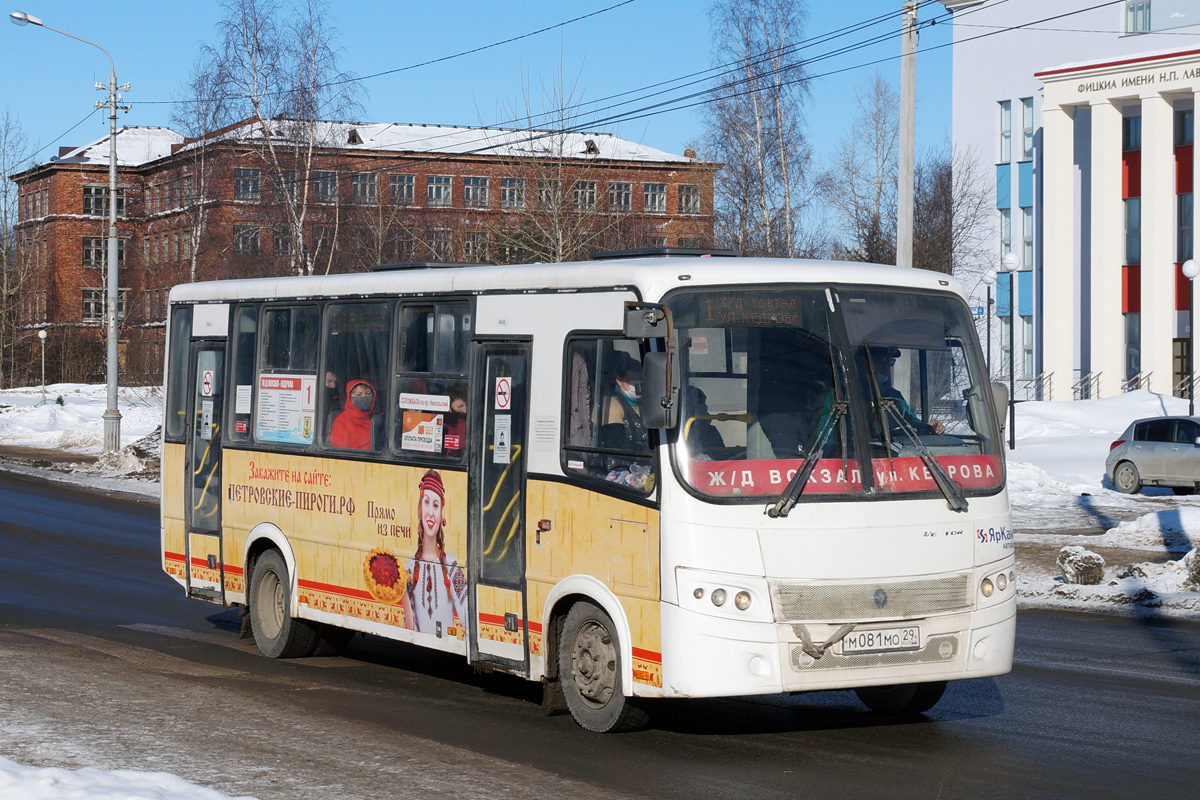 Архангельская область, ПАЗ-320412-04 "Вектор" № М 081 МО 29