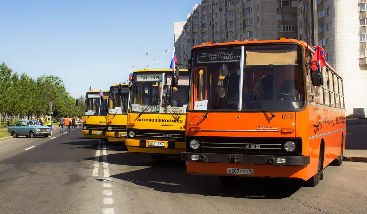 Sanktpēterburga, Ikarus 280.33 № 1703; Sanktpēterburga — IV St.Petersburg Retro Transport Parade, May 26, 2018