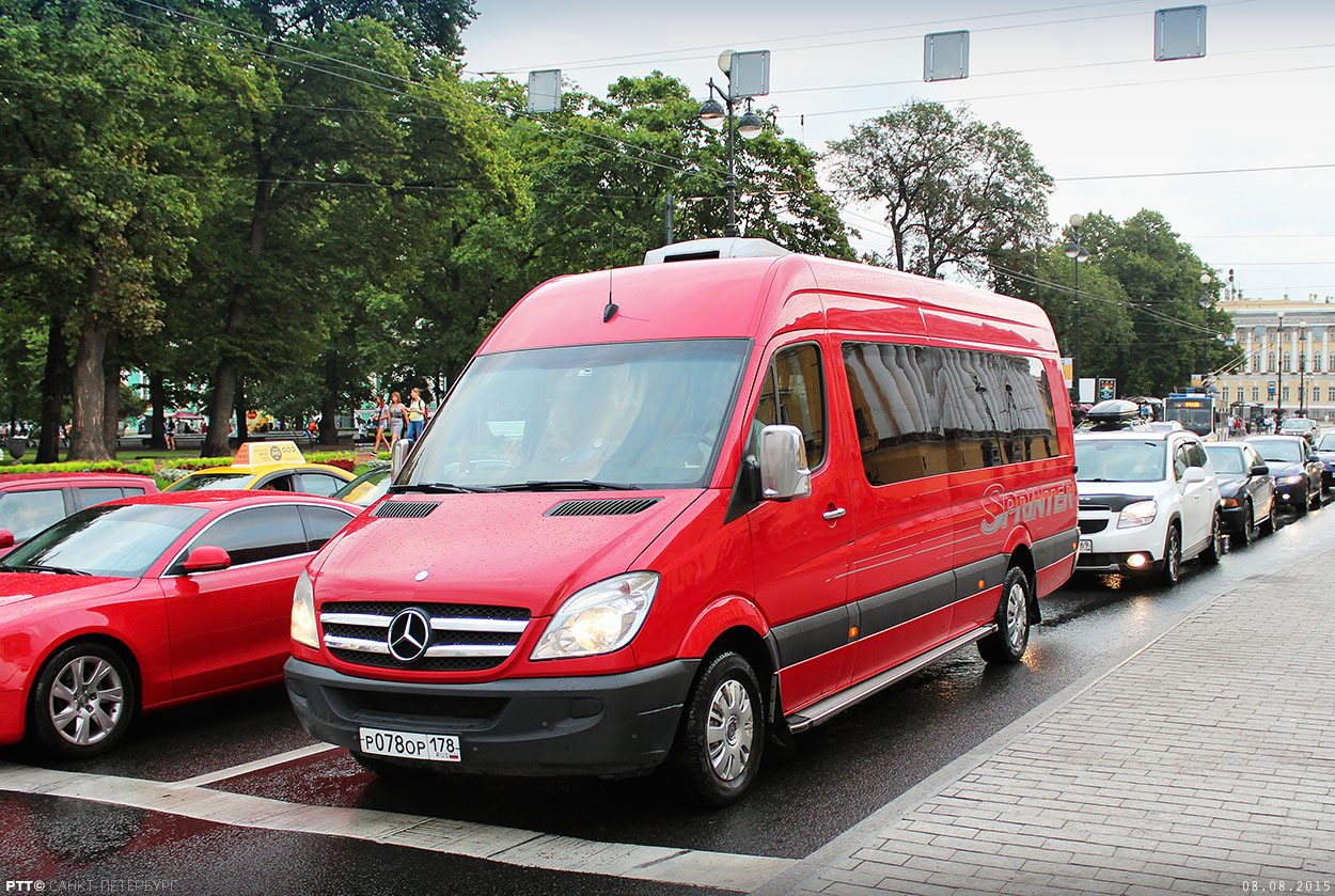 Санкт-Петербург, Mercedes-Benz Sprinter W906 313CDI № Р 078 ОР 178