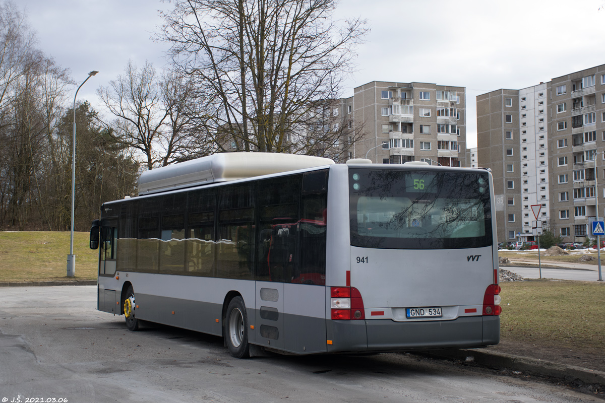 Литва, MAN A21 Lion's City NL273 CNG № 941