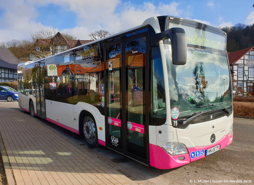 Нижняя Саксония, Mercedes-Benz Citaro C2 hybrid № 75