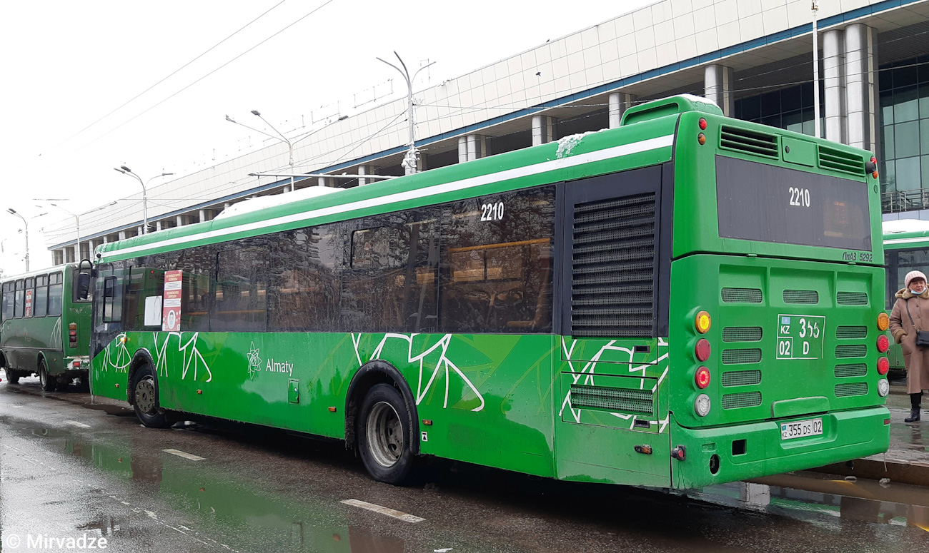 Алматы, ЛиАЗ-5292.65 № 2210
