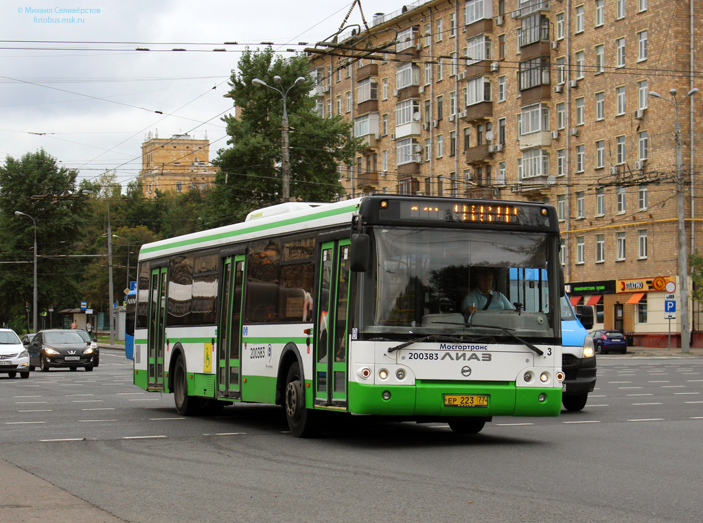 Москва, ЛиАЗ-5292.22 (2-2-2) № 200383