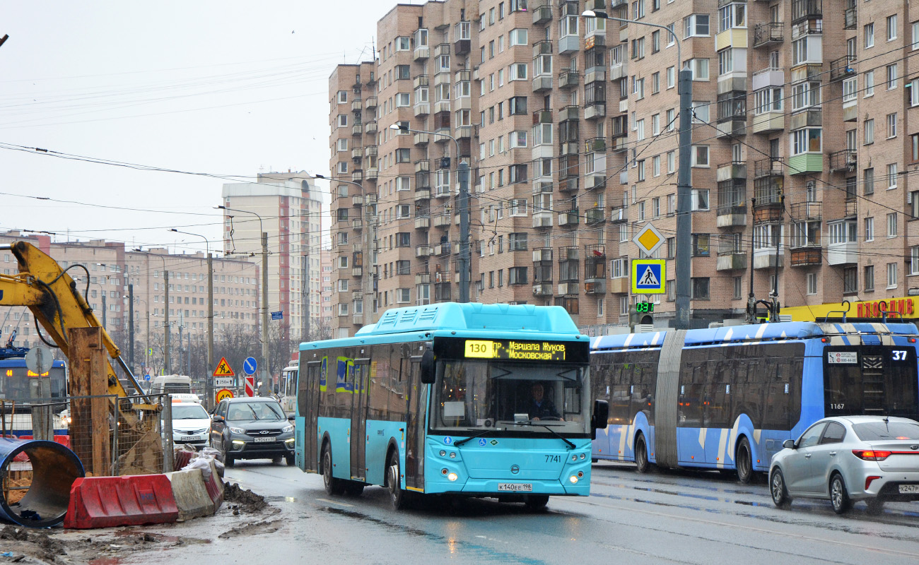 Санкт-Петербург, ЛиАЗ-5292.67 (CNG) № 7741