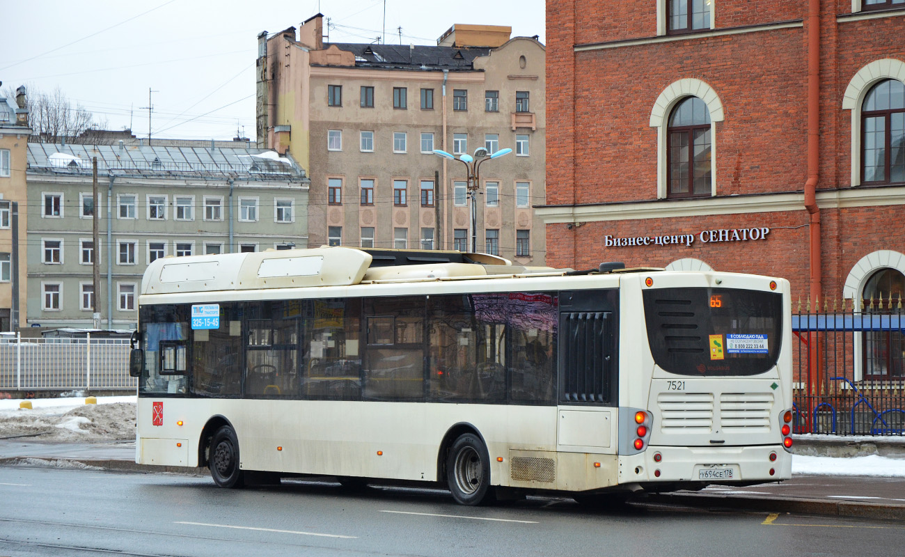 Санкт-Петербург, Volgabus-5270.G2 (CNG) № 7521