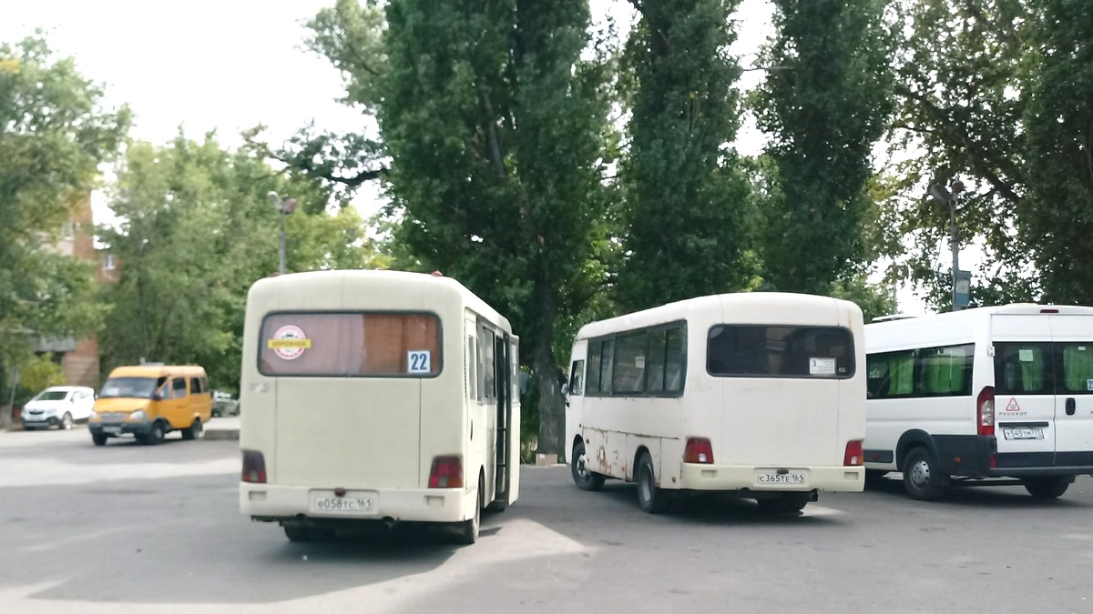 Ростовская область, Hyundai County SWB C08 (РЗГА) № В 058 ТС 161; Ростовская область, Hyundai County SWB C08 (РЗГА) № С 365 ТЕ 161