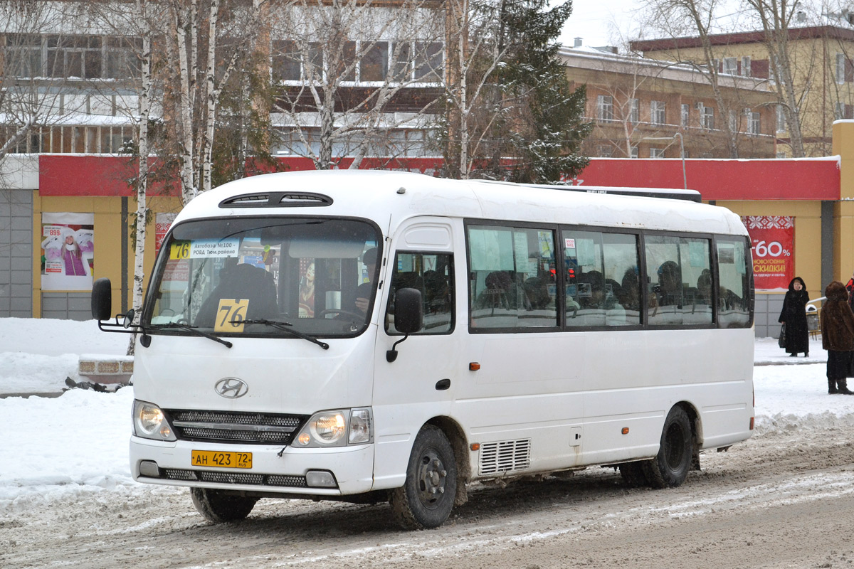 Тюменская область, Hyundai County Kuzbass № АН 423 72