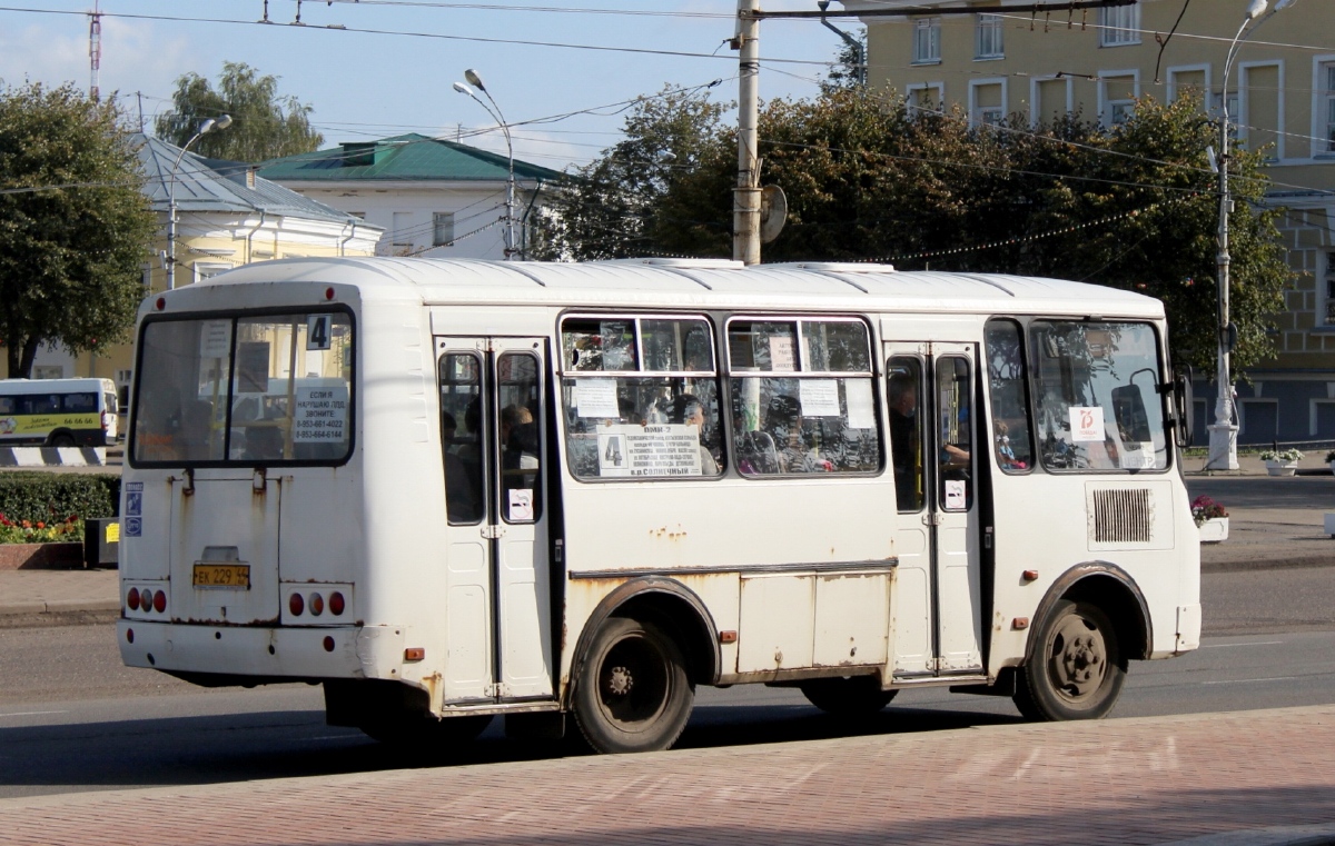 Костромская область, ПАЗ-32054 № ЕК 229 44