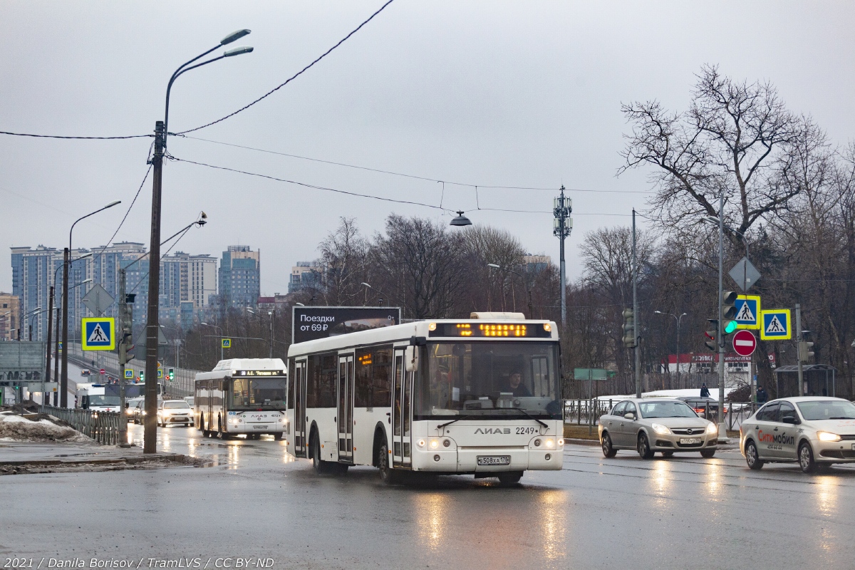 Санкт-Петербург, ЛиАЗ-5292.60 № 2249