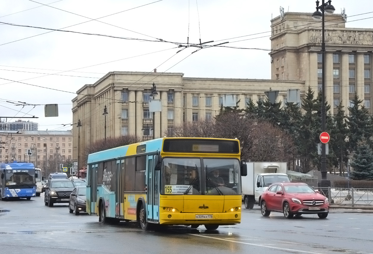 Санкт-Петербург, МАЗ-103.465 № В 309 АХ 178