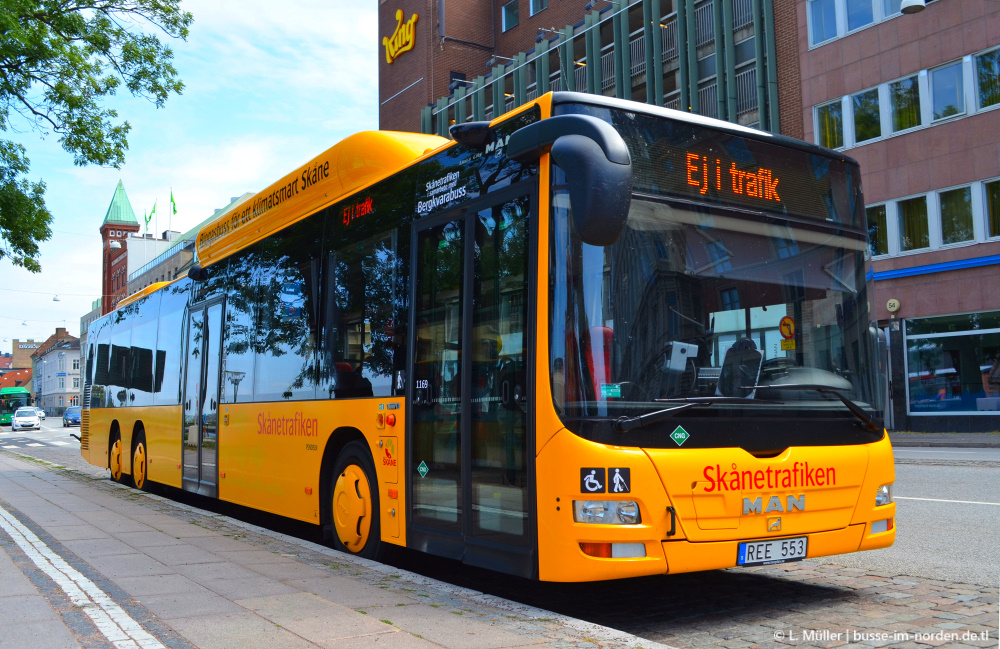 Швеция, MAN A44 Lion's City L LE NL313-15 CNG № 1169