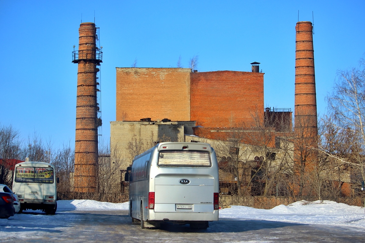 Тамбовская область, Kia KM948 Granbird Greenfield № М 169 ХУ 68; Тамбовская область — Автобусные вокзалы, станции, конечные остановки и АТП