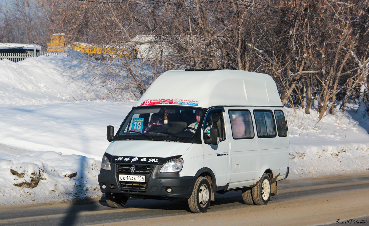 Novosibirsk region, Luidor-225000 (GAZ-322133) # С 616 АК 154