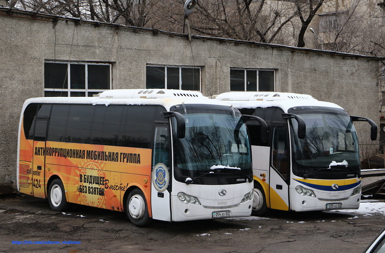 Almaty, King Long XMQ6800 Nr. 054 AS 02; Almaty — Bus fleets